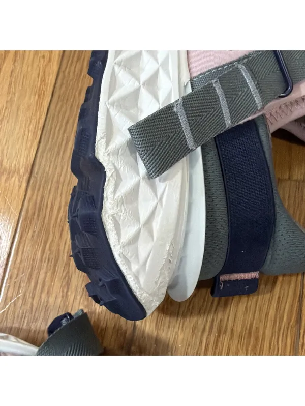 Women's Size 8 COLE HAAN ZERØGRAND Monk Strap Running Shoe Pink Gray Athletic - Image 9