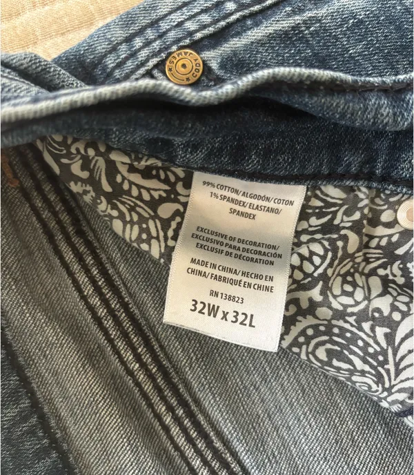 Cody James Mens Jeans Blue Size 32 - Image 4