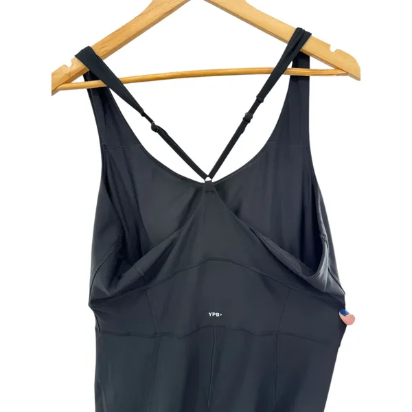 YPB Your Personal Best sculptLUX Black Ruched Cutout Tank Bodysuit Jumpsuit XXL‎ - Image 6