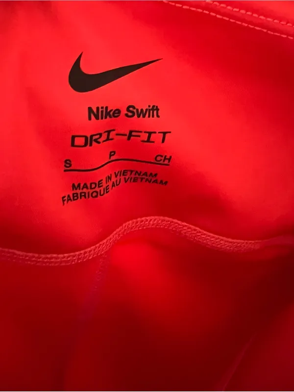Nike Swift Dri-FIT Running Leggings Red High Rise 7/8 Length Women’s Small NWT - Image 15