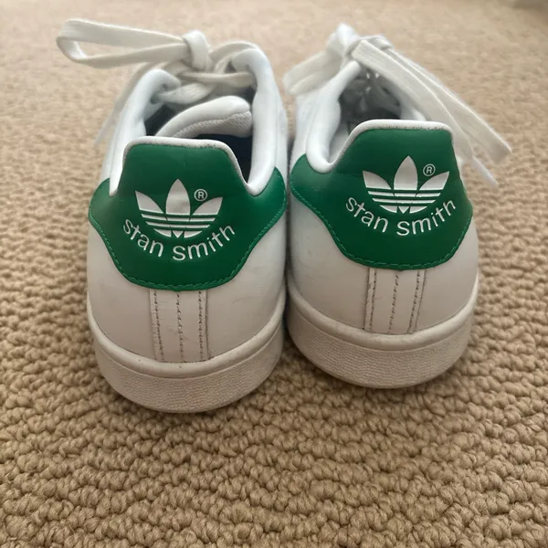 Stan Smith Adidas Sneakers White Green - Image 3
