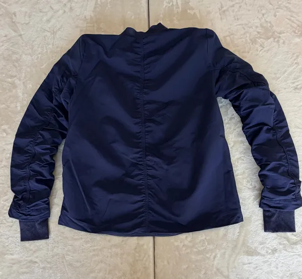 Nike Dri-FIT Navy Blue Athletic Track Jacket - Image 7
