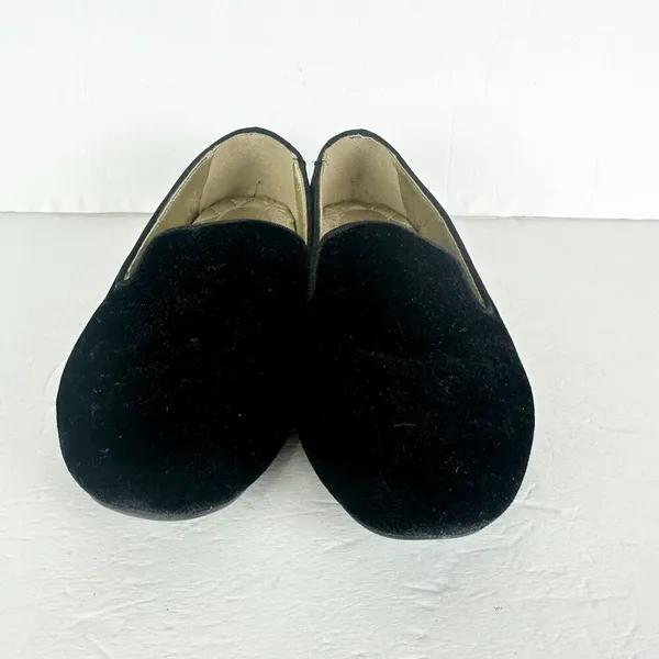 Birdies The Starling Velvet Flat Loafer Size 7.5 Black Slip On Classic Timeless - Image 6