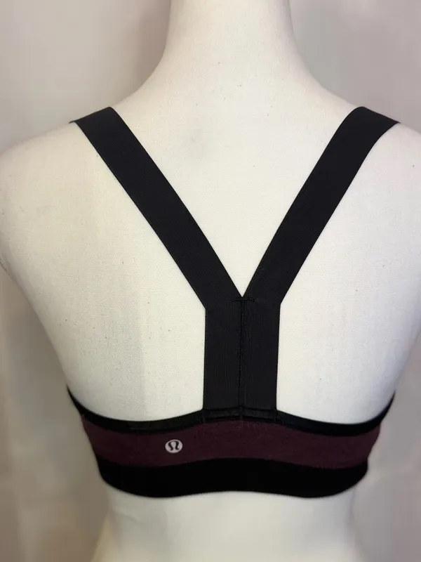 lululemon athletica Plum and Black Support Bralette - Image 4
