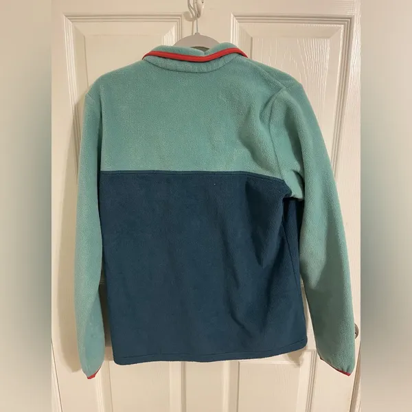 Columbia Women's Fleece Sweater - Mint and Navy - Image 2