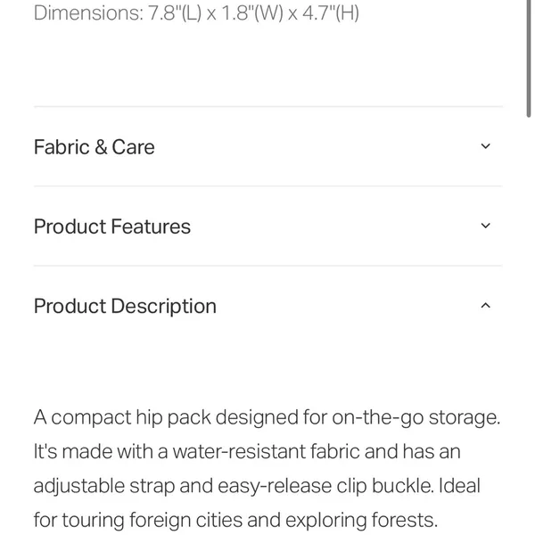 Vuori Hip Pack - Image 8