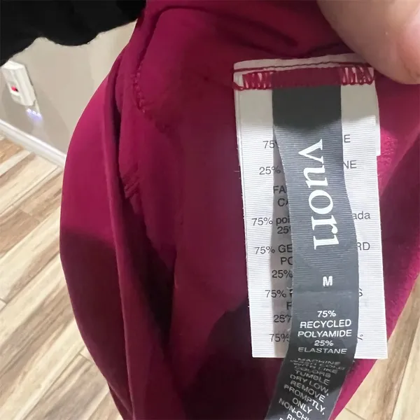 Vuori Women's High-Rise Leggings Pink Size M Activewear Yoga Gym - Image 8