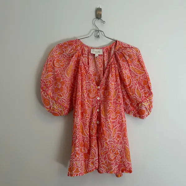 Cleobella Layla Blouse in Blossom Block Print size Small (S) - Image 2
