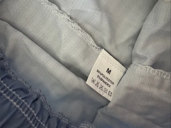 Light Blue Women’s Pajama Set with Peacock Detail / B52 - Image 3