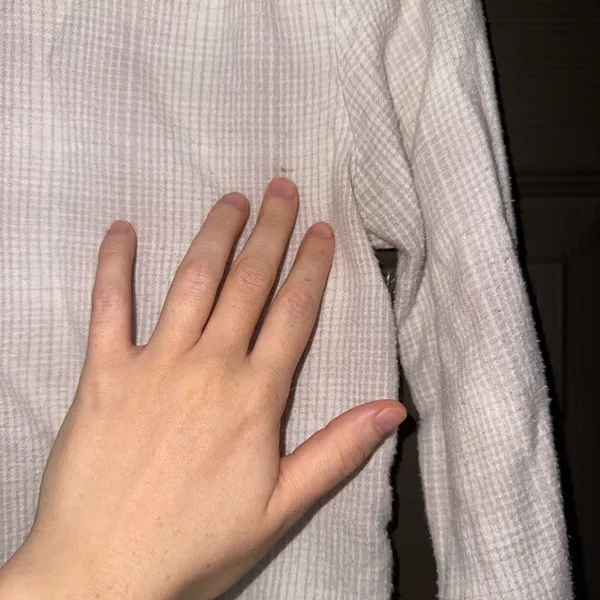 Billabong Light Gray Casual Button Down Shirt - Image 5