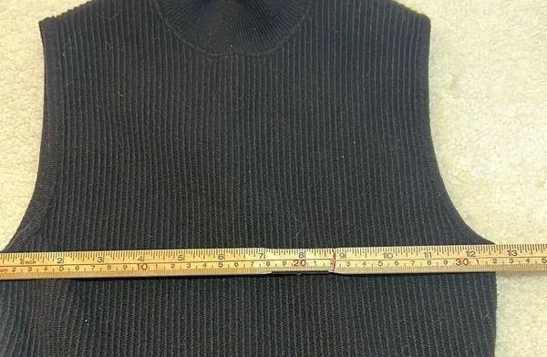 Marled Ribbed Mock Neck Tank Top XSmall - Image 5