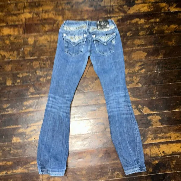 Miss Me bling western bootcut 25 embroidered jeans - Image 4