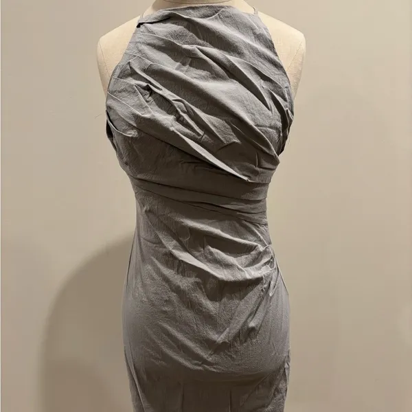 ZARA Linen Mini Dress - Image 4