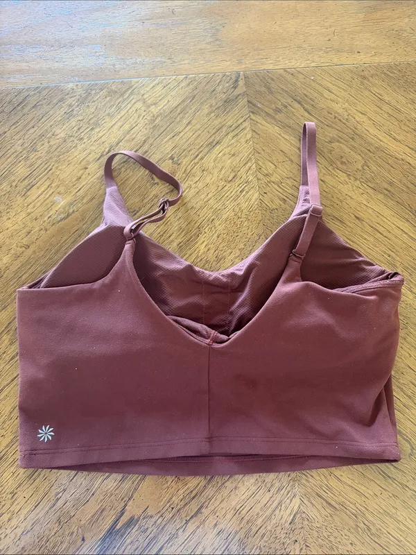 Athleta V-Neck Longline Sportsbra - Image 3