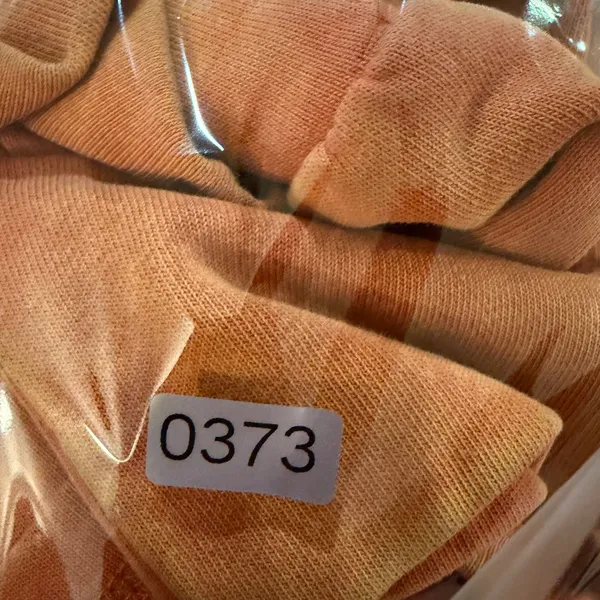 Orange S/M Boho Mineral Wash Oversized Casual‎ sweatshirt - Image 5