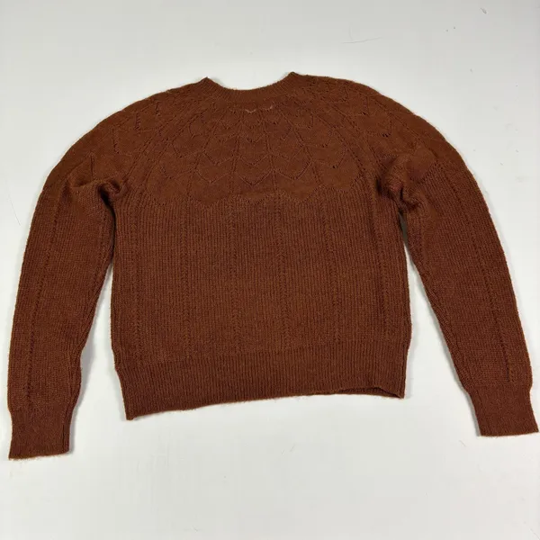 ASTR The Label Sweater Womens Medium Brown Acrylic Nylon Wool Crew Neck Pullover - Image 7