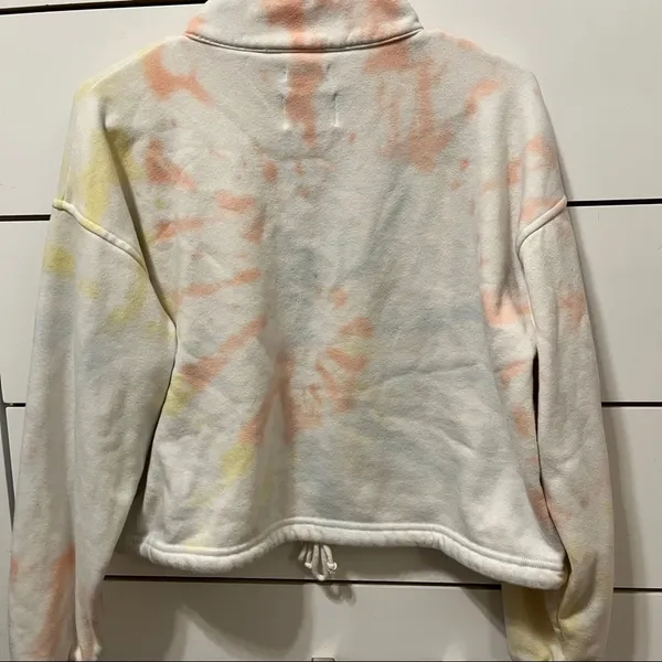 American Eagle Pastel Tie Dye Quarterzip - Image 3