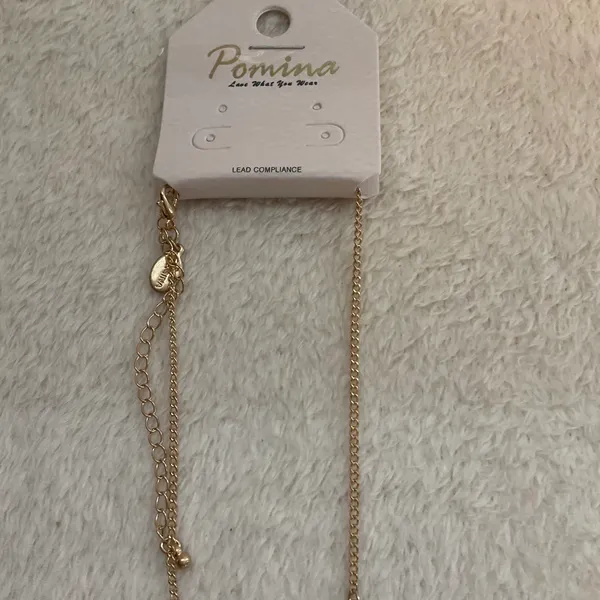 Pomina Gold plated Clover Necklace - Image 3
