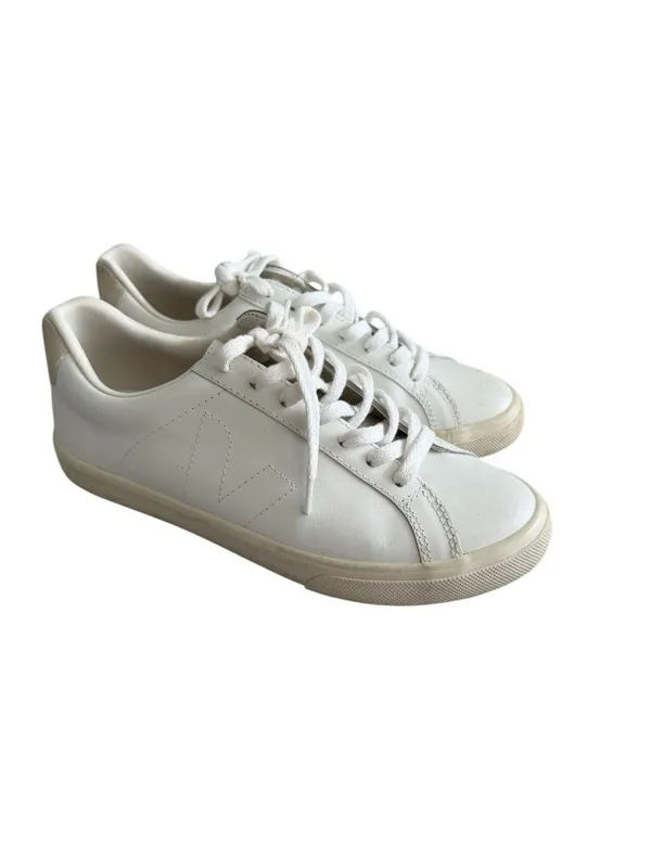 VEJA Women's Esplar White Leather Trainers Sneakers size 8 - Image 8
