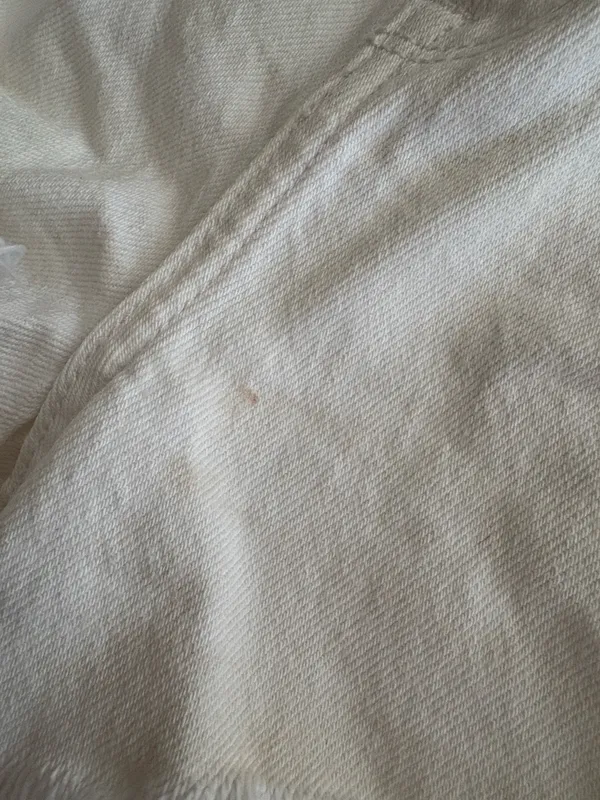 Abercrombie White Denim Shorts - Image 5
