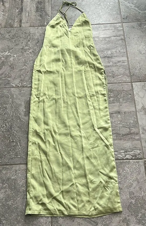 Revolve x More to Come Regina Maxi Dress in Green, Size XS New w/Tag - Image 6