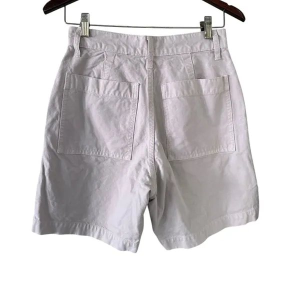 Madewell Garment-Dyed Carpenter Shorts in form grey 25 - Image 4