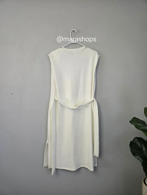 Spanx AirEssentials Tie Waist Tank Dress White - Image 6