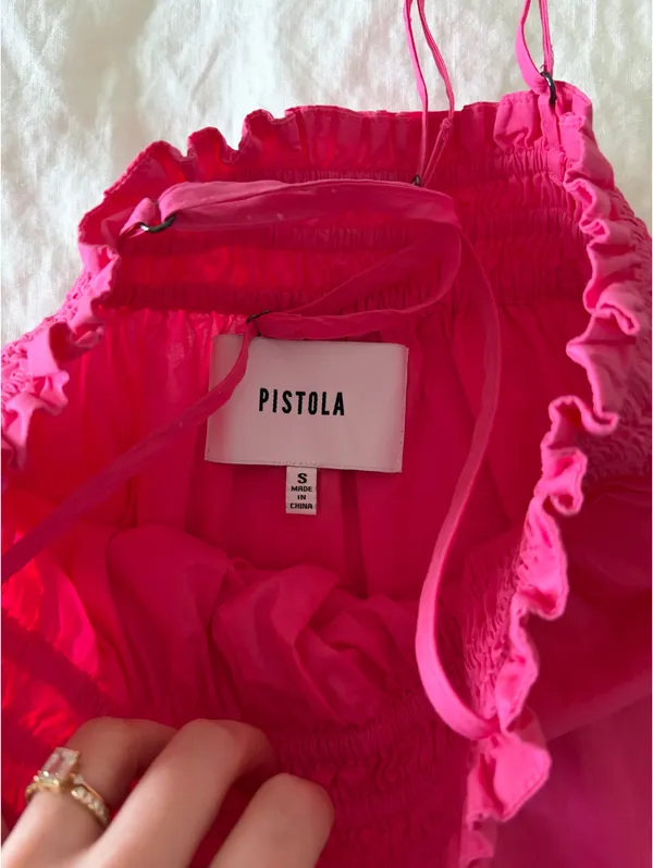 Pistola Pink Midi Dress - Image 4