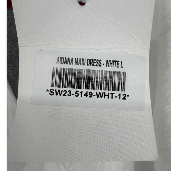 Seven Wonders Revolve Aidana Maxi Dress White Sz Large Beach Minimalist Pockets - Image 6