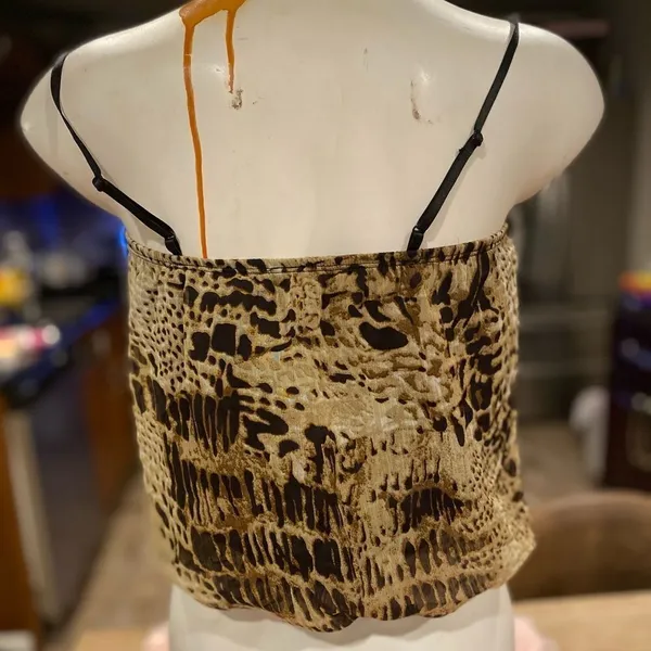 Snake print blouse Black - Image 6