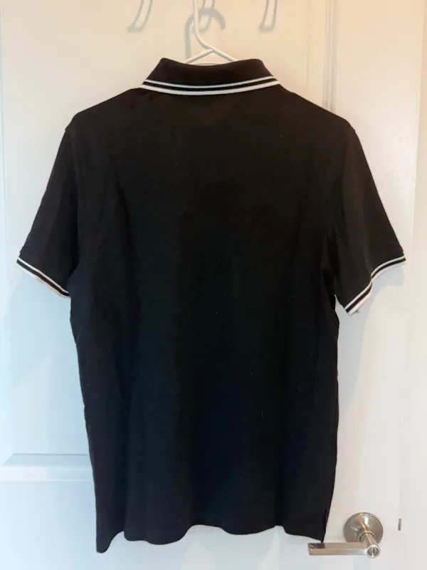 men’s collared shirt Black Size M - Image 3