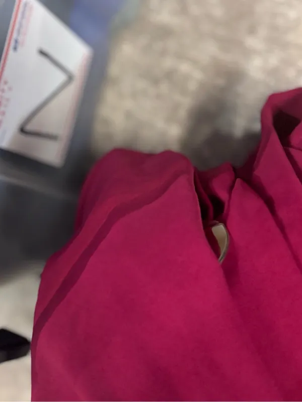Zara Draped Fuchsia pink Midi Dress Silver Ring sleeveless size XL vacation - Image 9