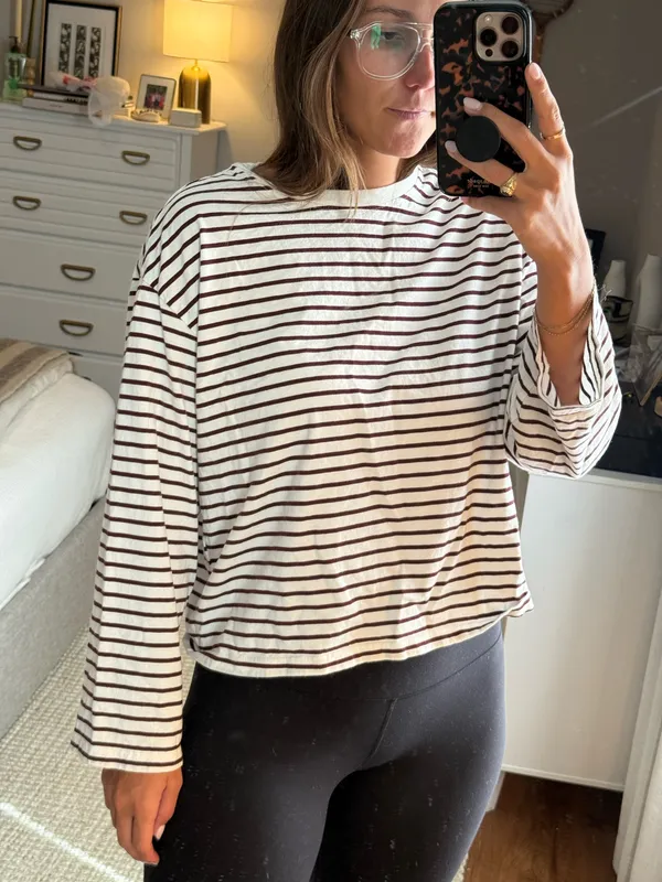 H&M Striped Long Sleeve Tee - Image 3