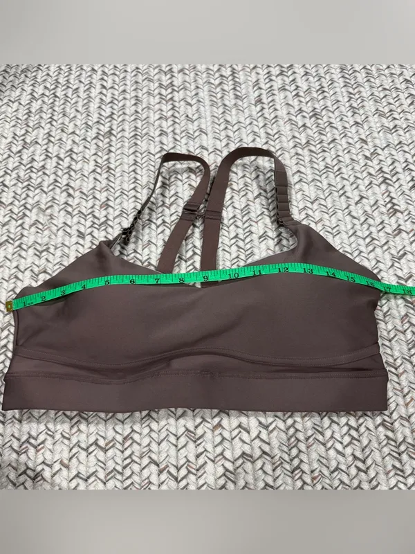 NWOT Halara Brown Medium Support Sheen Running Sports Bra - Image 9