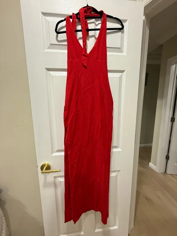 White Fox Boutique Maxi Red Dress - Image 9