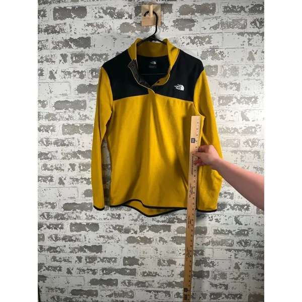 The North Face | women yellow and black 1/4 snap pullover - Image 5