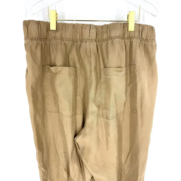 Universal Thread Womens XXL Khaki Lyocell Jogger‎ Pants Elastic Waist - Image 4