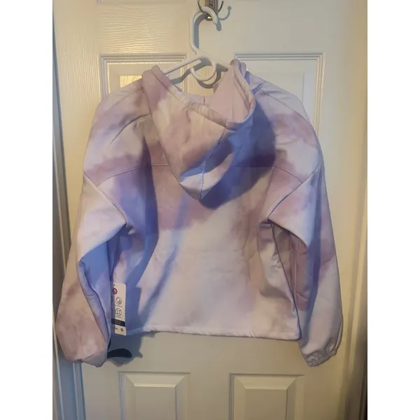 OTOS New York‎ Tie Dye Cropped Zip Hoodie Jacket Small NWT Buttery Soft Stretch - Image 8