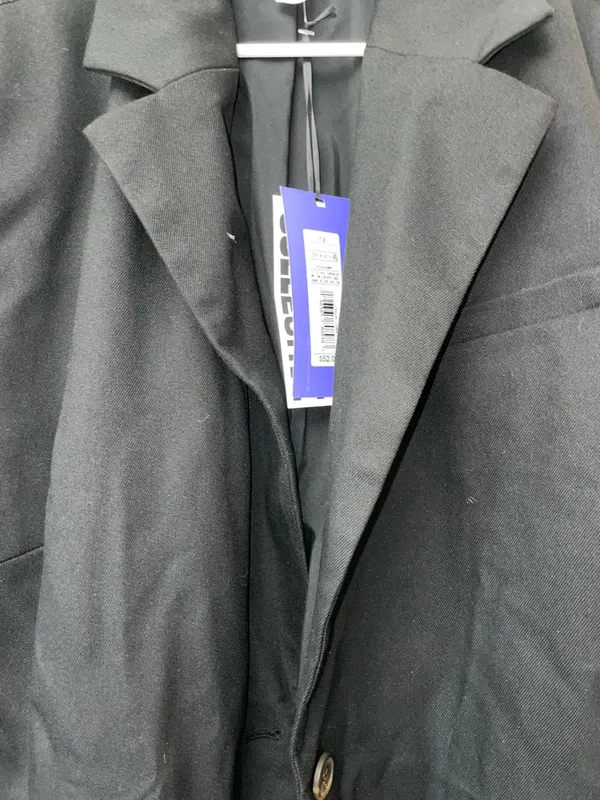 New Women’s Black Blazer Jacket Size 1X Structured Career Office Coat NWT - Image 2
