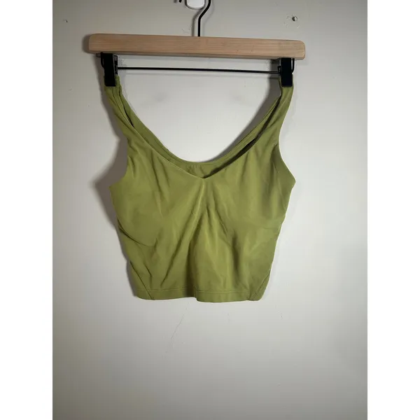 Lululemon Align Tank Top Bronze Green Size 4 LW1DUDS - Image 2