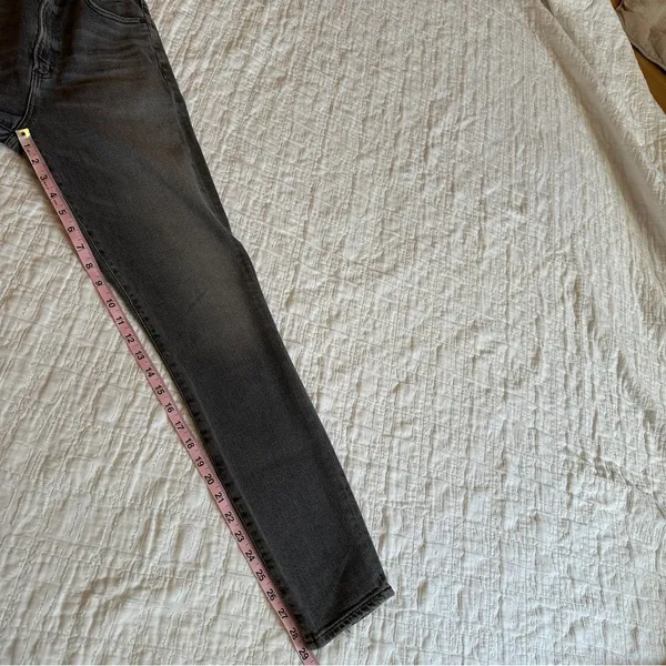 AGOLDE Pinch Waist Skinny Jeans 26 Interlude Black Grey - Image 9
