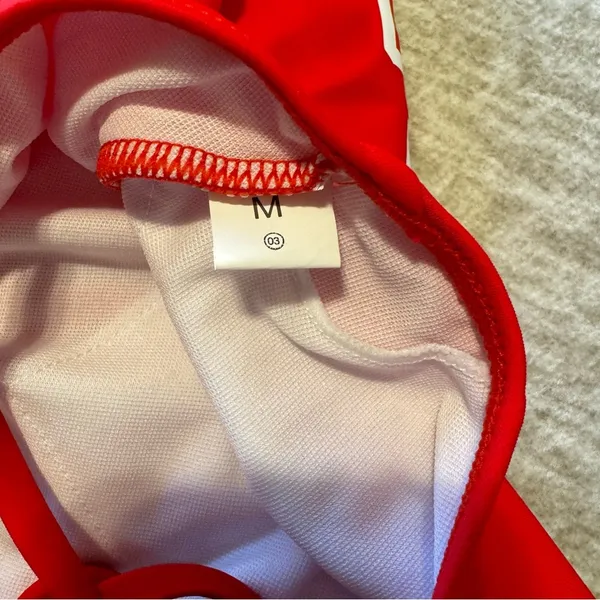 Red swimsuit Size M - Image 4