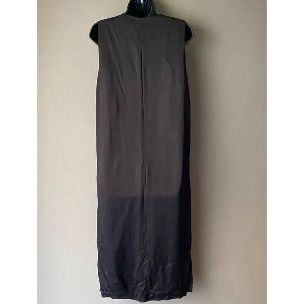 Zara sz S black studded‎ shift midi dress - Image 8