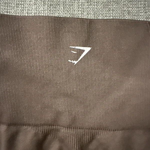 Gymshark Kids Chocolate Brown Seamless Leggings - Image 6