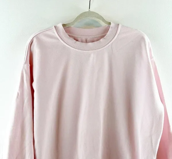 Lululemon Perfectly Oversized Crew Crewneck Sweatshirt Strawberry Milkshake S - Image 9