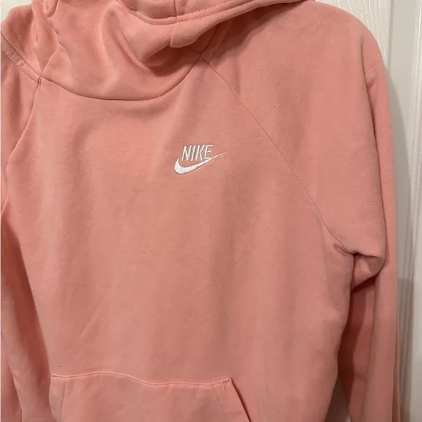 Nike Fleece Funnel Neck Hoodie embroidered logo size‎ XS - Image 4