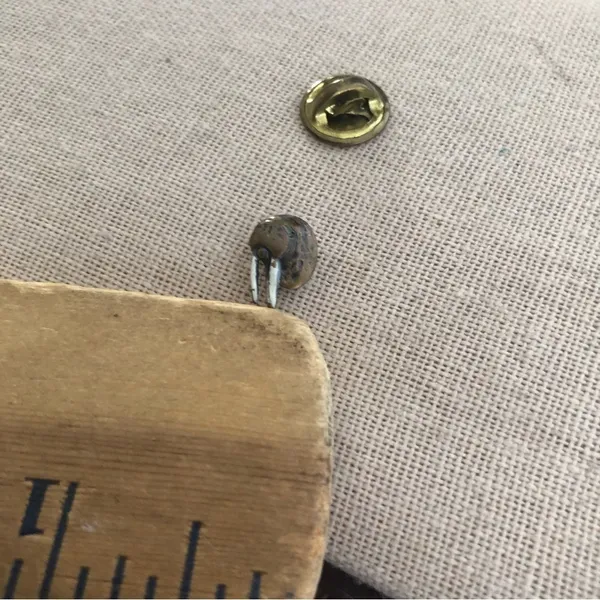 Vintage Seal Label Pin - Image 2