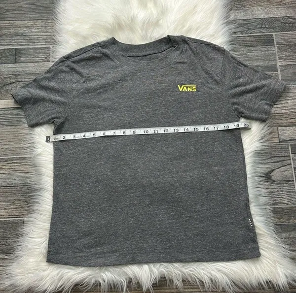 Vans Gray Logo Short Sleeve Shirt - Image 4