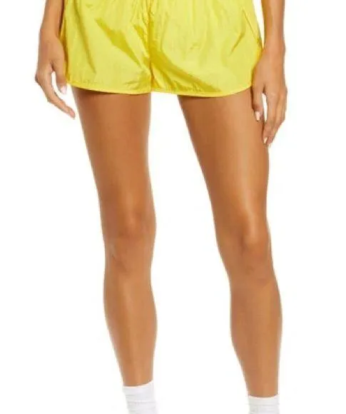 Free People Shorts Yellow High-Waisted The Way Home - Image 2