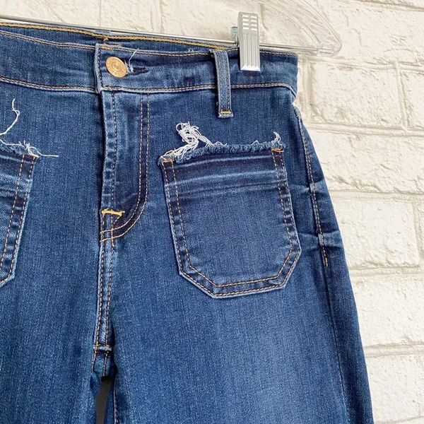7 For All Mankind The Ankle Skinny Jeans Size 24 - Image 3
